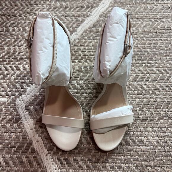 SCHUTZ Cadey Lee Block Heel in Pearl Size 8B - Picture 3 of 8